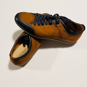 Heyraud Men’s Classic Brown Leather Shoes Size 41